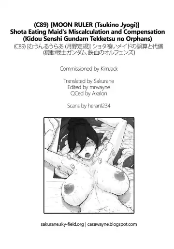 [Tsukino Jyogi] Shota Gui Maid no Gosan to Daishou | Shota Eating Maid's Miscalculation and Compensation Fhentai - Page 30