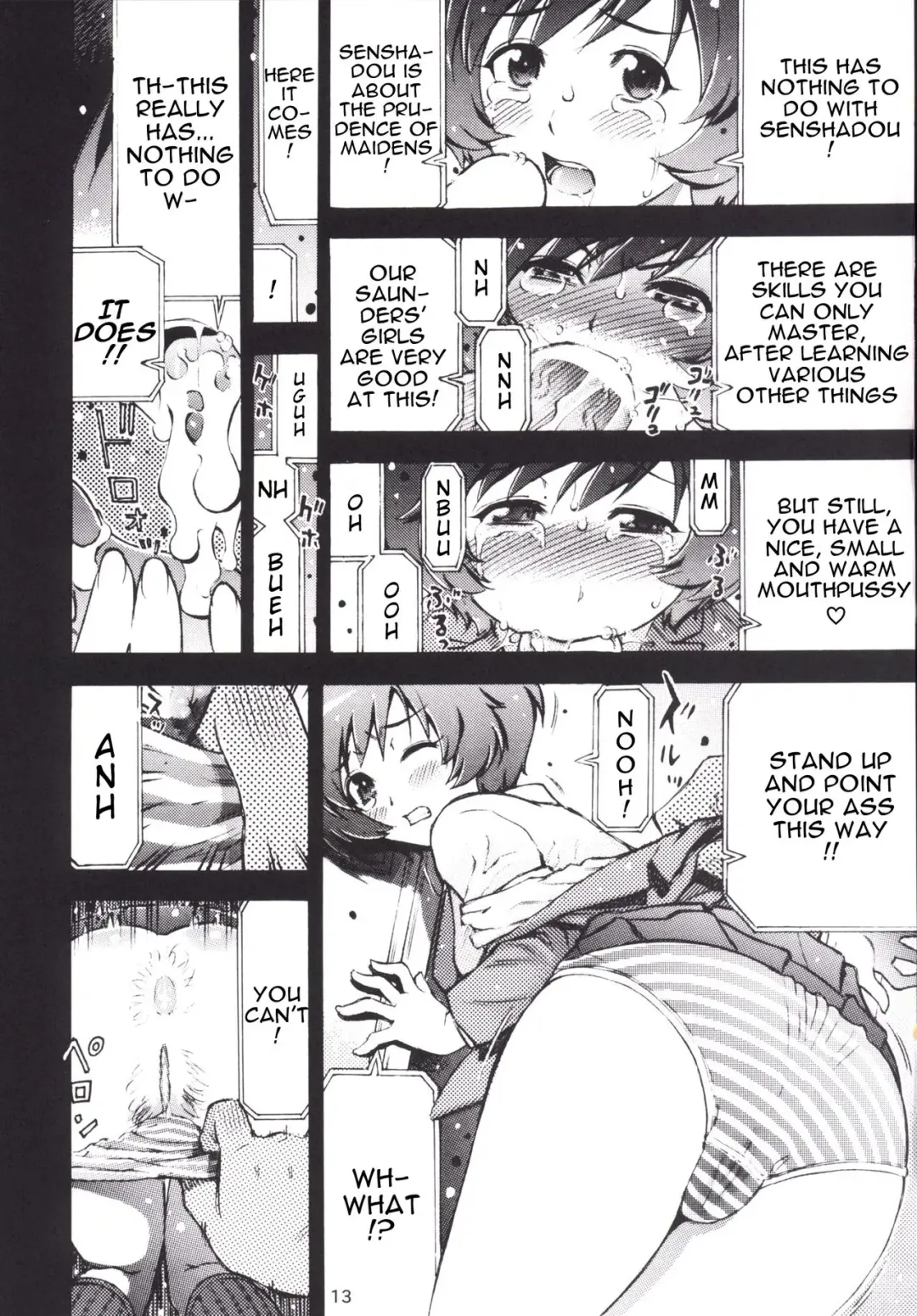 Senshadou no Musumetachi ga Hiwai na Bitch ni Shiagarimashita | The Daughters of The Tank Way Were Finished in Indecent Bitsch. Fhentai - Page 14