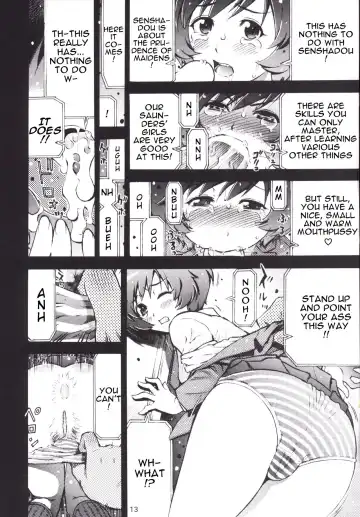 Senshadou no Musumetachi ga Hiwai na Bitch ni Shiagarimashita | The Daughters of The Tank Way Were Finished in Indecent Bitsch. Fhentai - Page 14