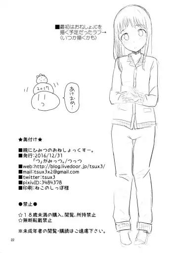 [Tsuttsu] Oya ni Himitsu no Oneshox. Fhentai - Page 23