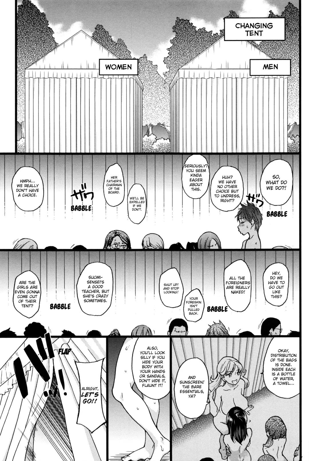 [Shiwasu No Okina - Terasu Mc] Nudist Beach ni Syuugaku Ryokoude!! - In school trip to the nudist beach!! (decensored) Fhentai - Page 14