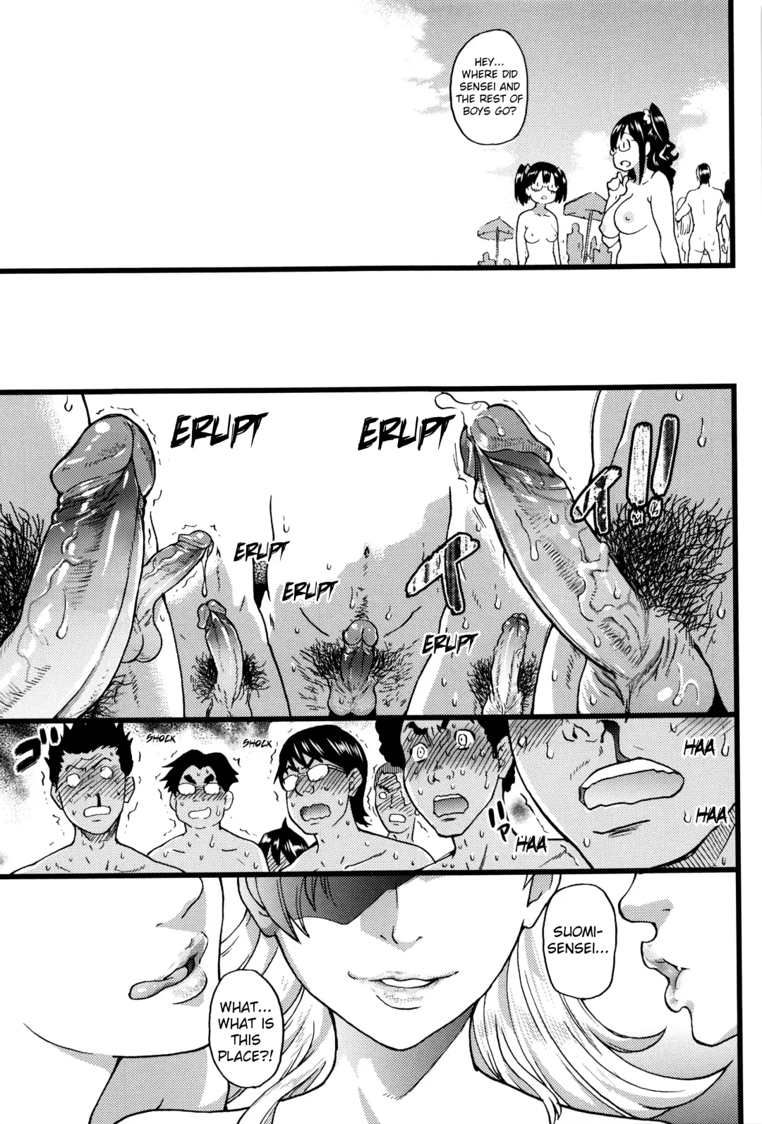 [Shiwasu No Okina - Terasu Mc] Nudist Beach ni Syuugaku Ryokoude!! - In school trip to the nudist beach!! (decensored) Fhentai - Page 225