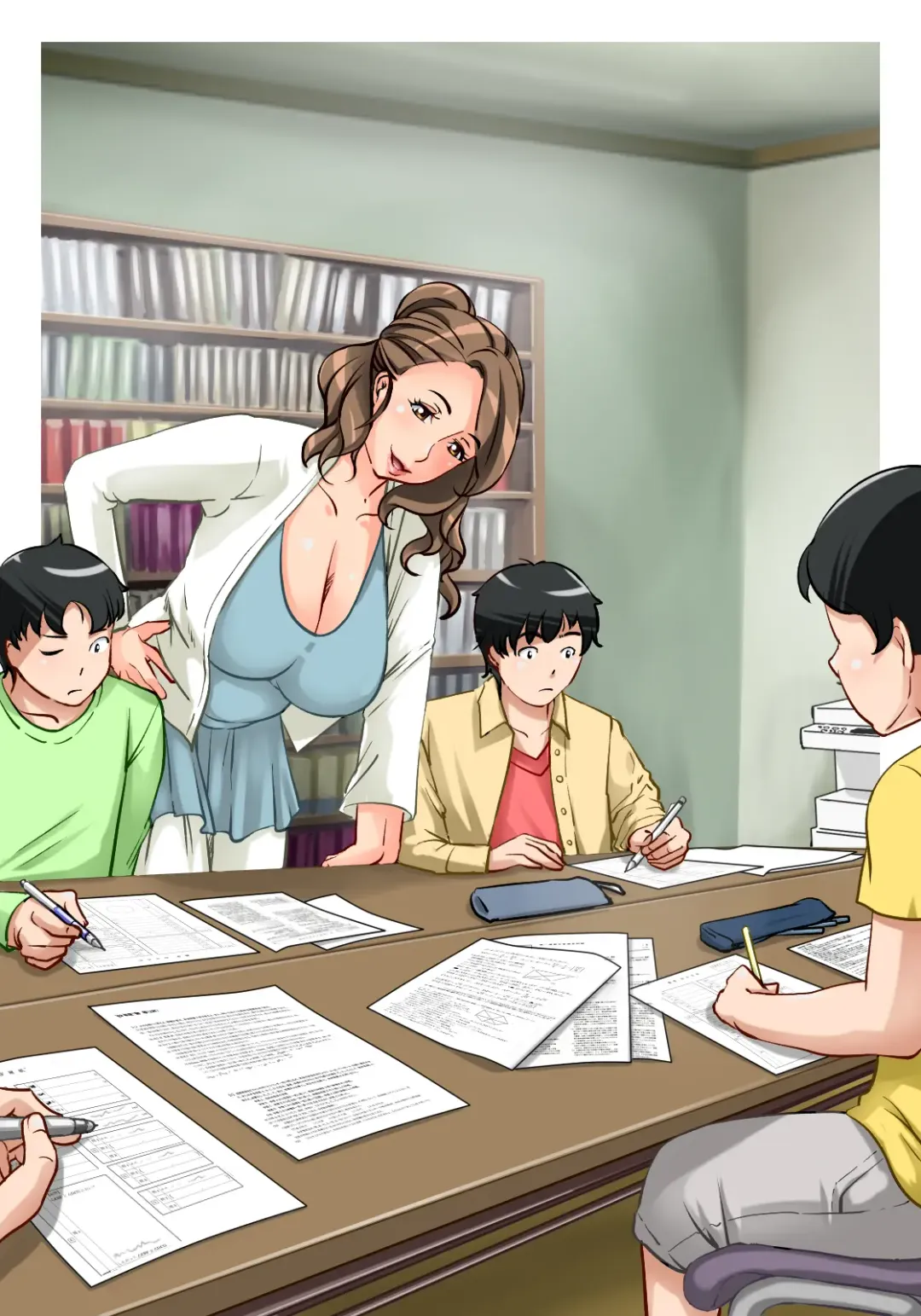 [Tetsukui] Houman Juku Koushi ~Kojin Juku no Oppai Sensei to Inwai Jugyou~ Fhentai - Page 37