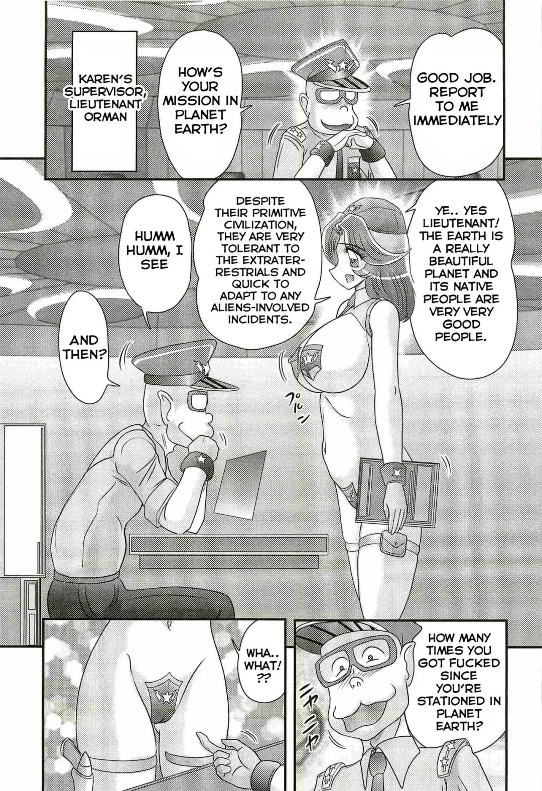 [Kamitou Masaki] Uchuu Fukei Karen Junsa -Kouzen Waisetsu- | Space Police Karen Ch. 4 Fhentai.net - Page 3