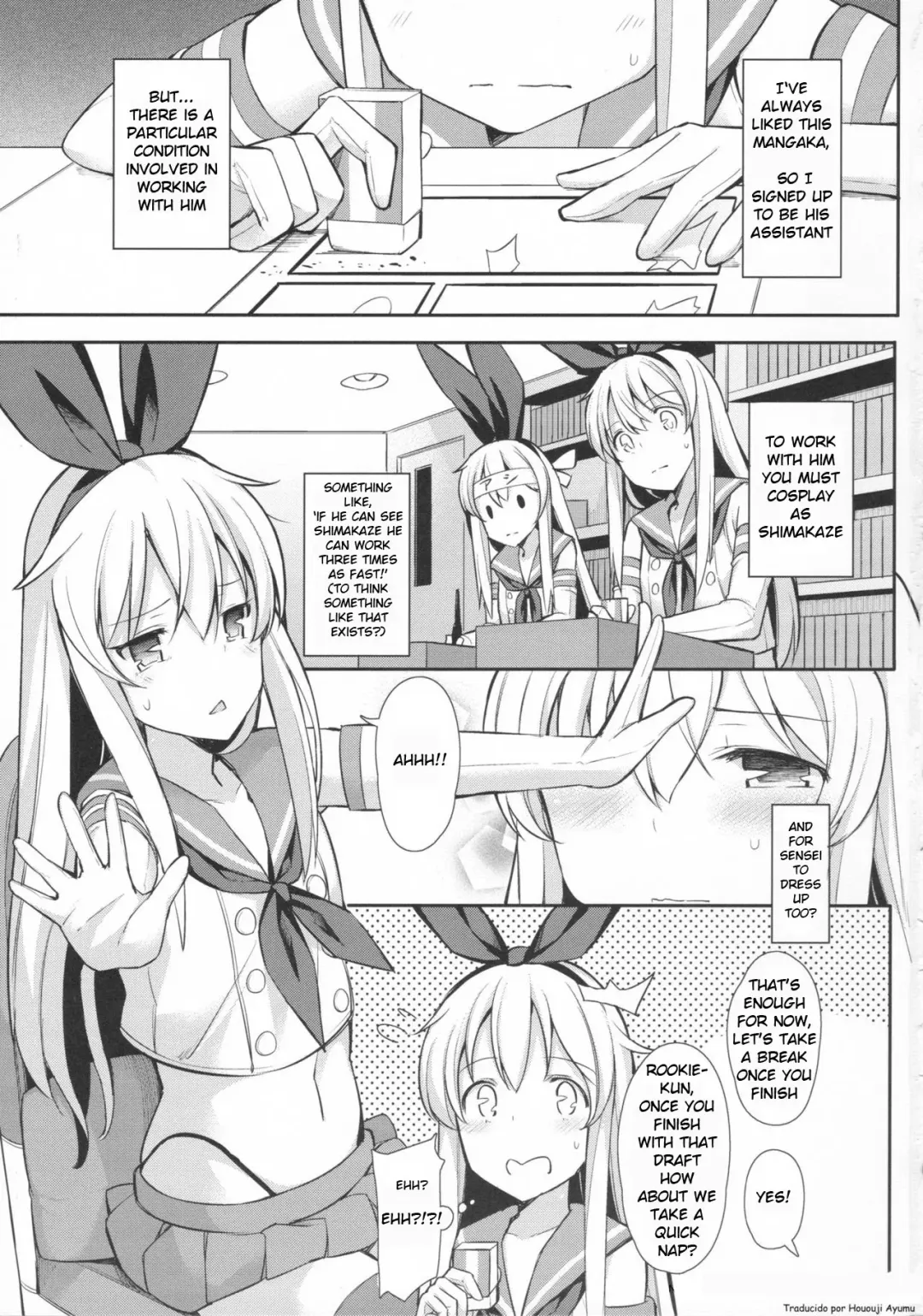 [Itose Ikuto] Neteiru Shimakaze-kun Mitetara Gaman Dekinakatta Fhentai - Page 3
