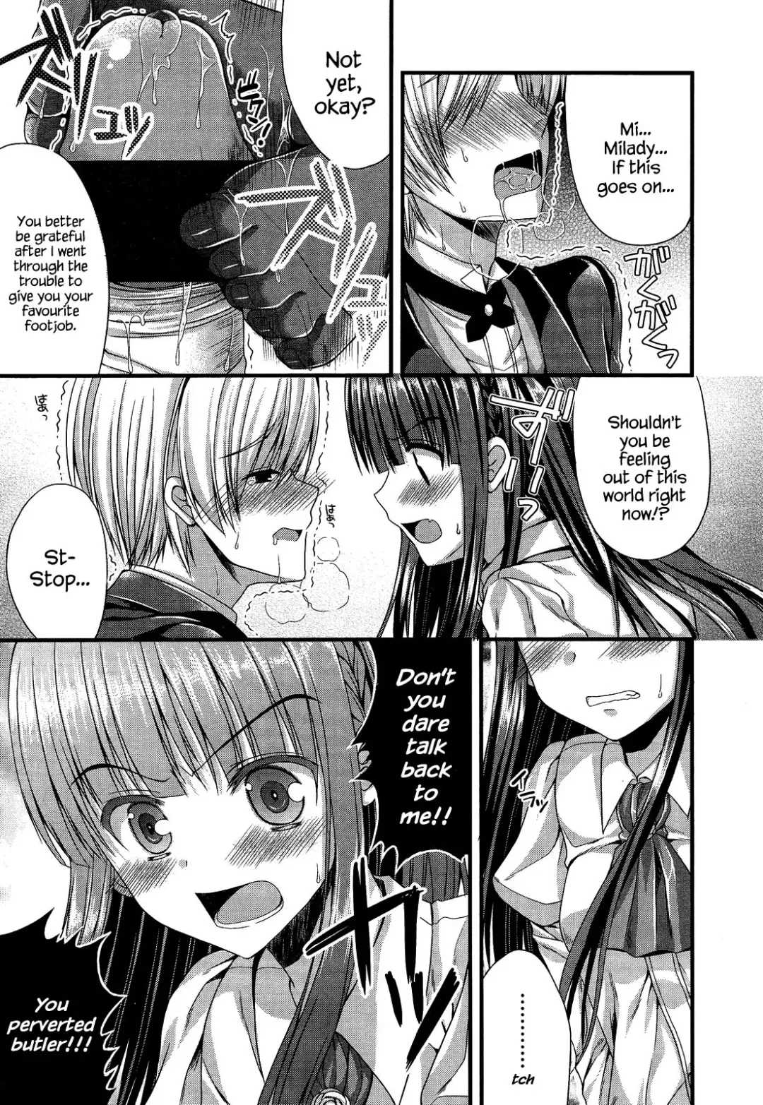 [Mukai Kiyoharu] Kichiku Ojou-sama to Geboku Shitsuji | The Demonic Lady & Her Butler Fhentai - Page 19