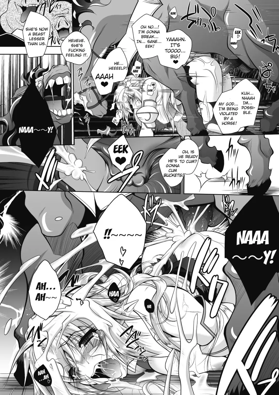 [Parfait] Juuyoku ni Kegareta Elf Hime Kishi Sefiria | An Elf Sullied by Bestial Lust Princess Knight Sefiria Fhentai - Page 20