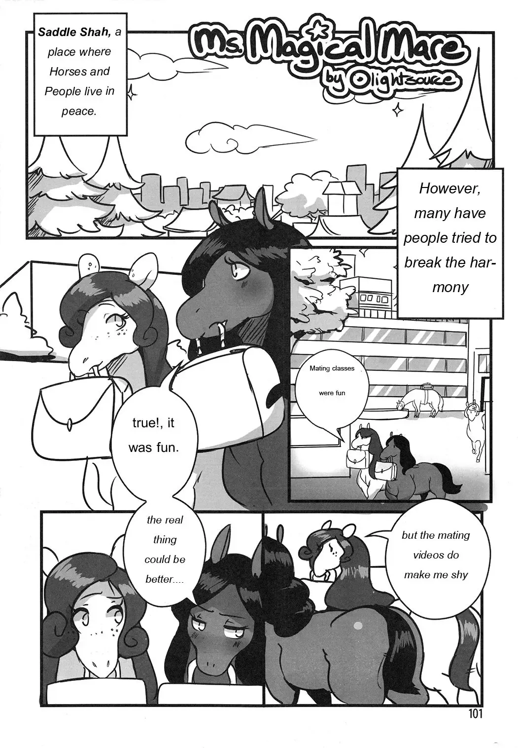[Lightsource] Ms. Magical Mare Fhentai - Page 1