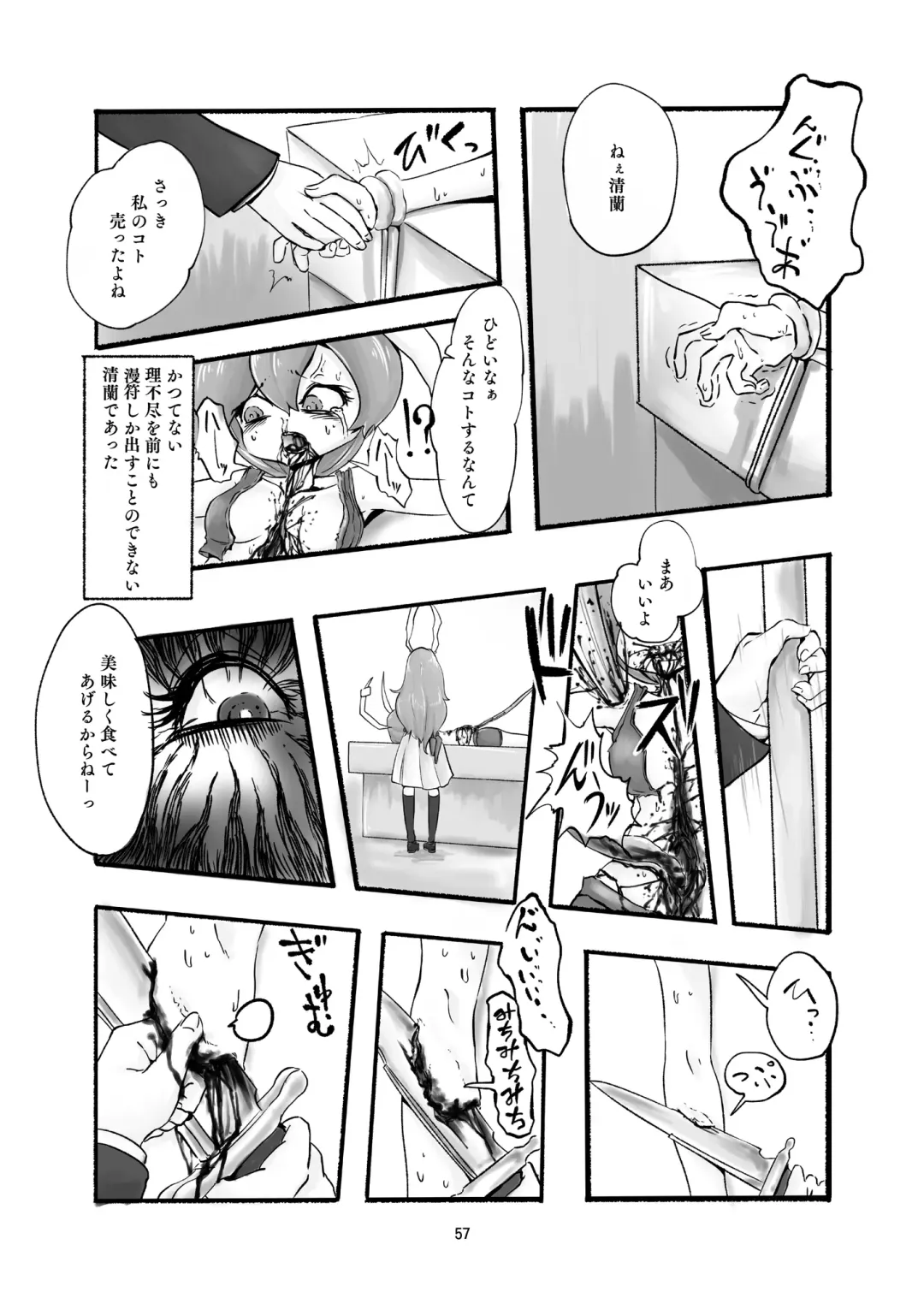 [Harasaki - Magifuro Konnyaku] R-18G na Gensoukyou no Gohan Goudoushi Fhentai - Page 57