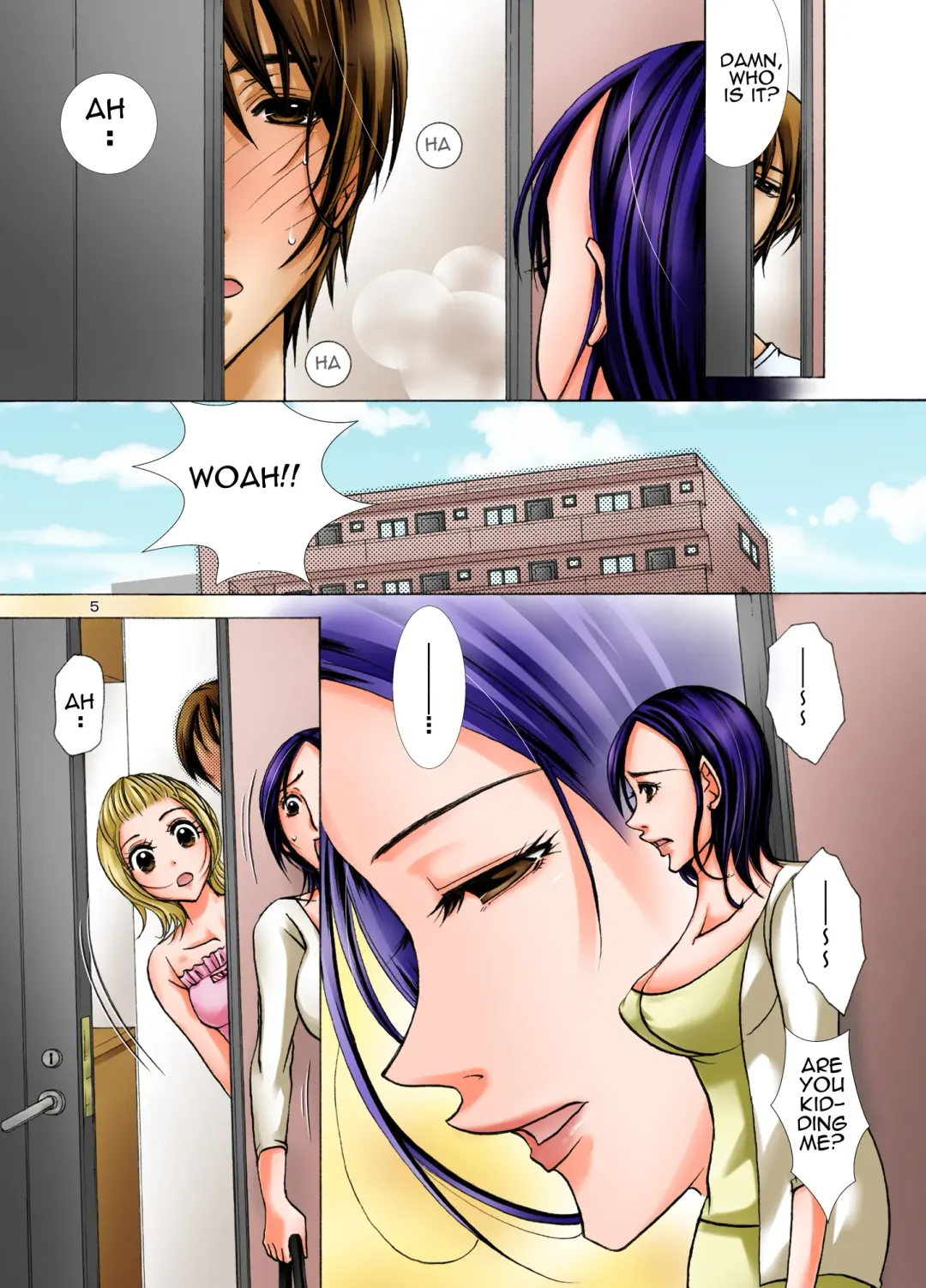 [Nyanko Mic] Haha ga Netoru Toki | When I took my mother Fhentai - Page 5