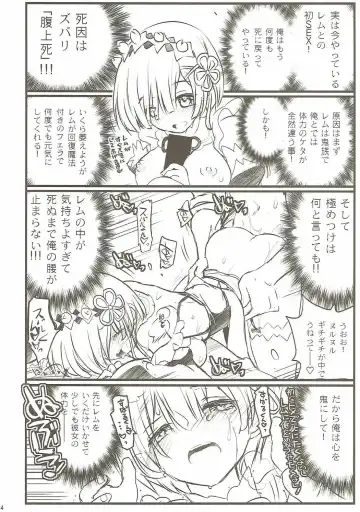 [Aka Marl] Rem to Ichaicha Shinimodori Fhentai.net - Page 4