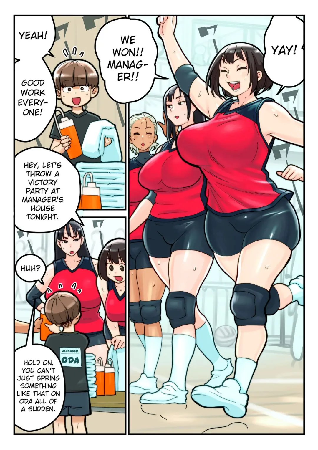 Read [Kakuzatou] Volley-bu to Manager Oda | The Volleyball Club and Manager Oda - Fhentai.net