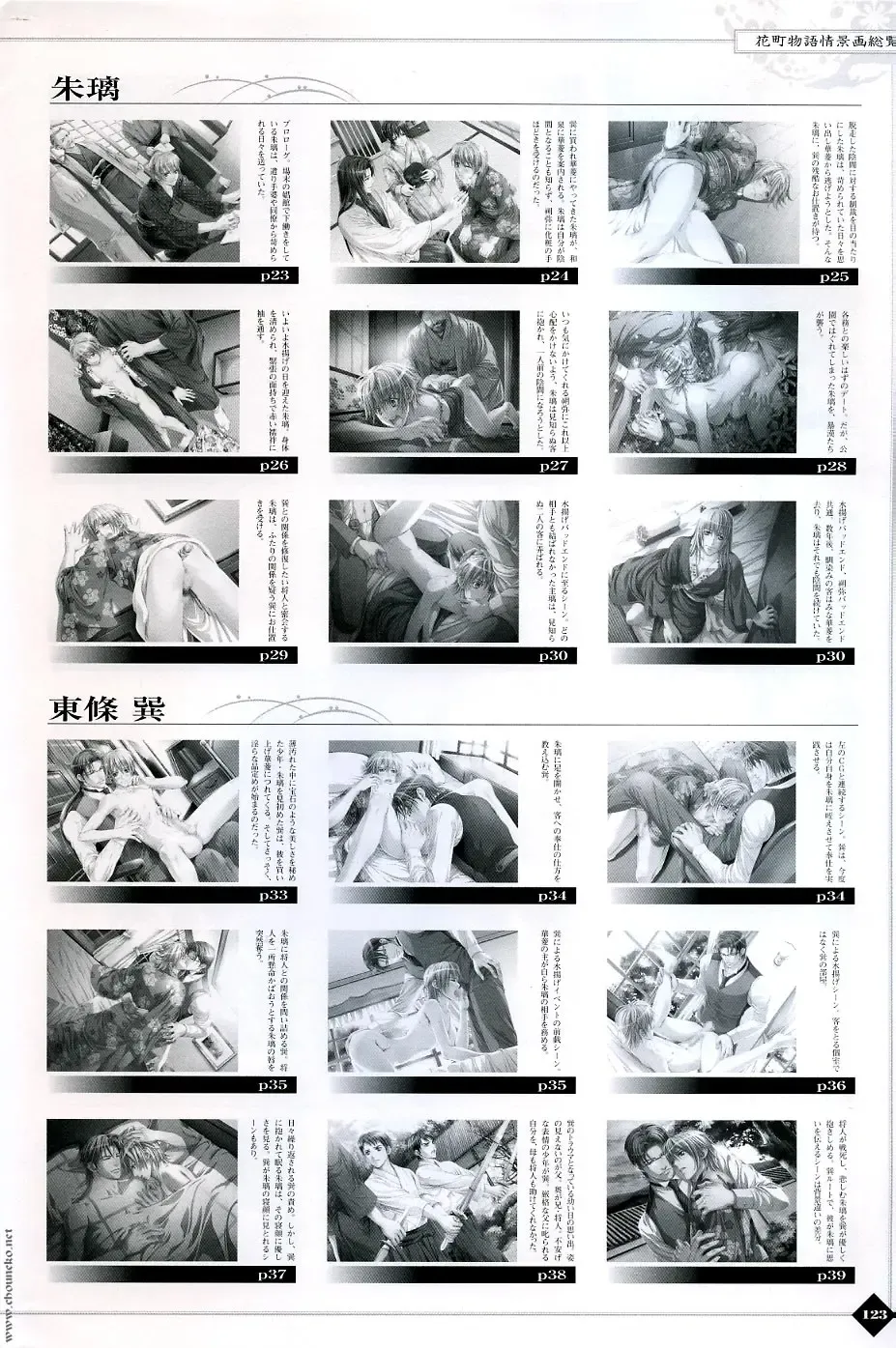 [Takatsuki Noboru] Hanamachi Monogatari Settei Gashuu Fhentai - Page 117