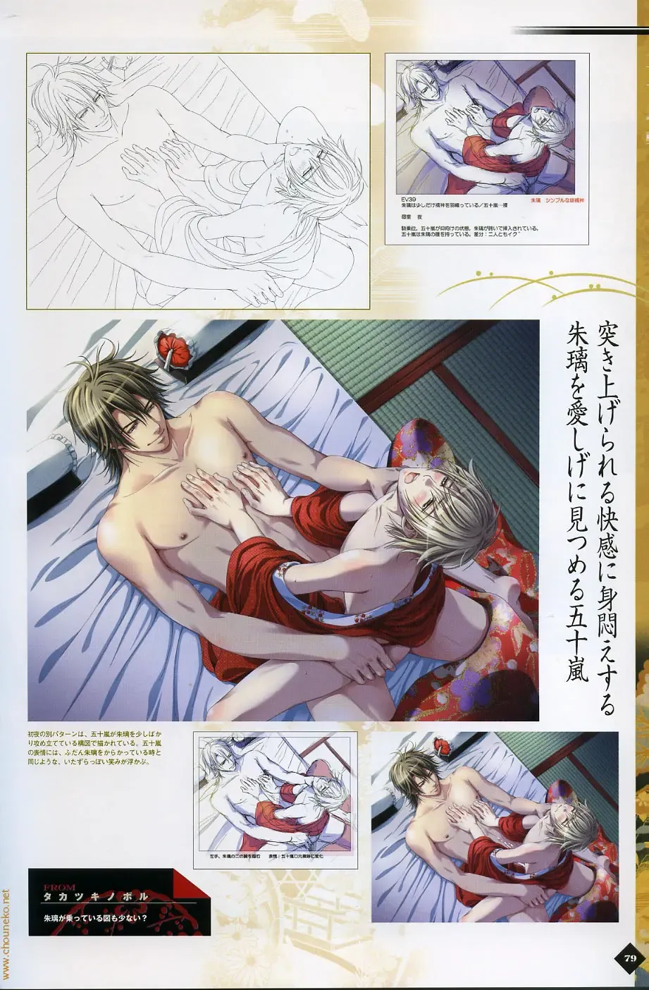 [Takatsuki Noboru] Hanamachi Monogatari Settei Gashuu Fhentai - Page 73