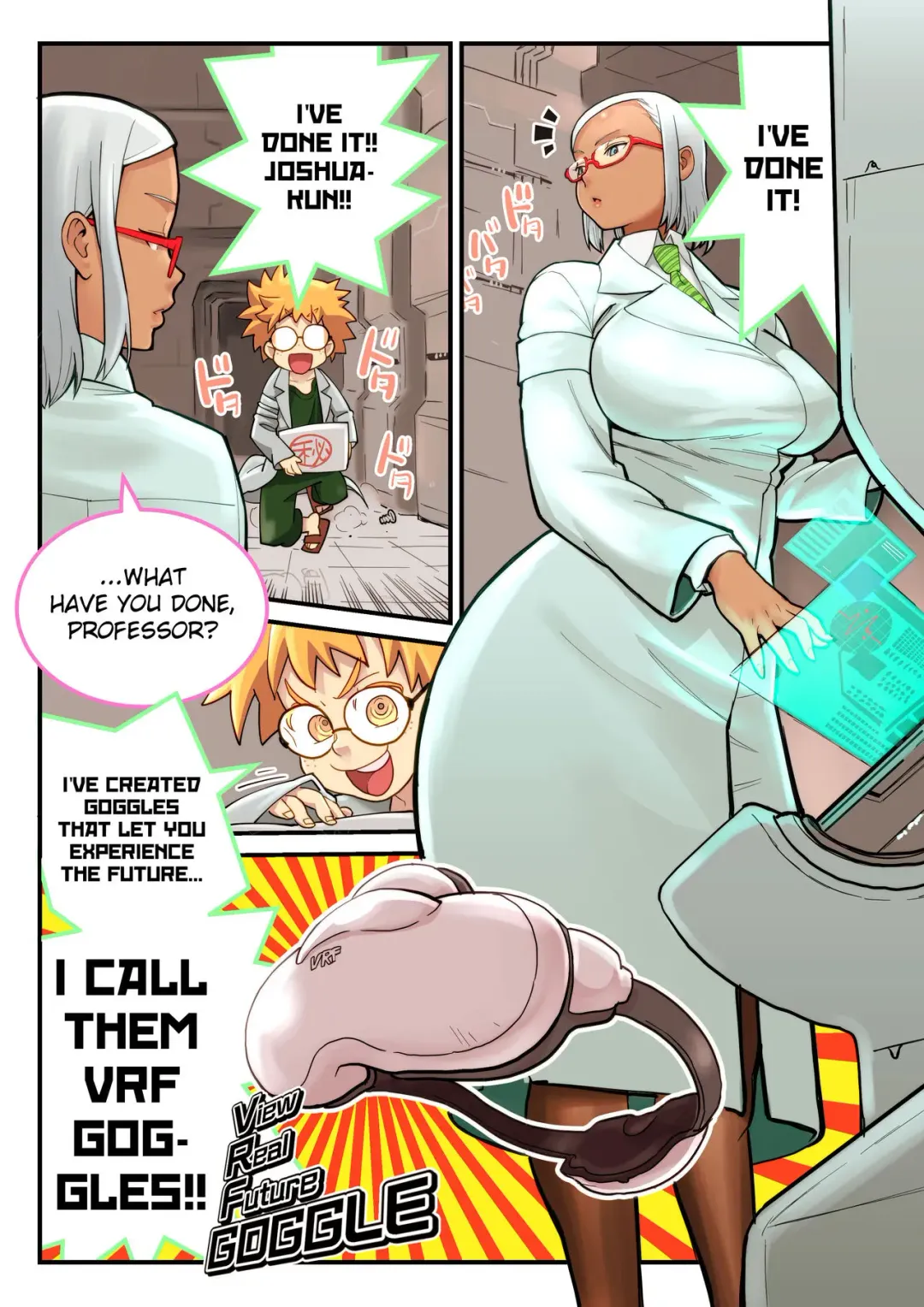 [Kakuzatou] VRF Goggle to Hakase & Joshu | VRF Goggles with the Professor & Assistant Fhentai - Page 1