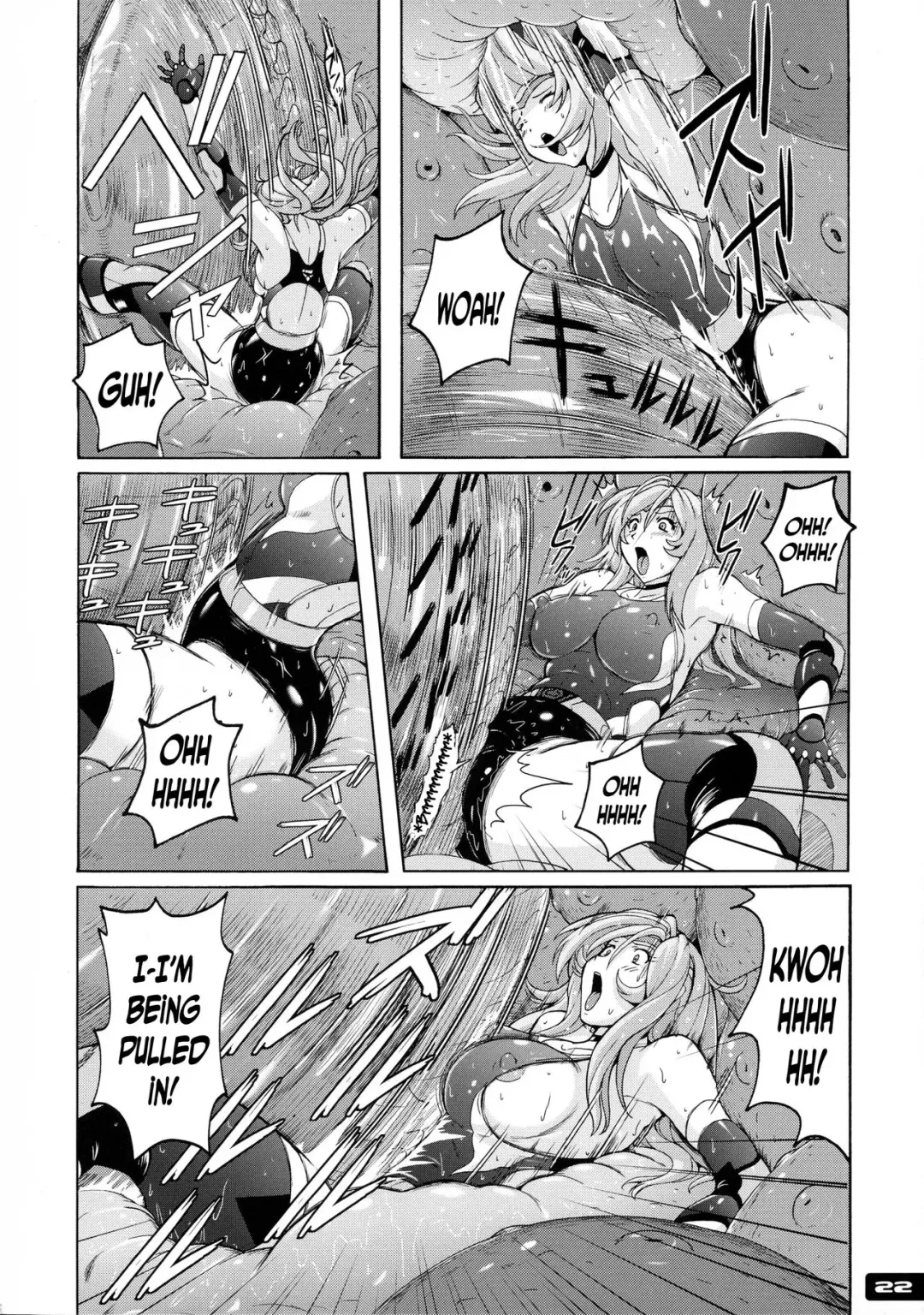 [Murasaki Nyaa] Pitapita Kyouei Mizugi Senshi 3 Fhentai - Page 22