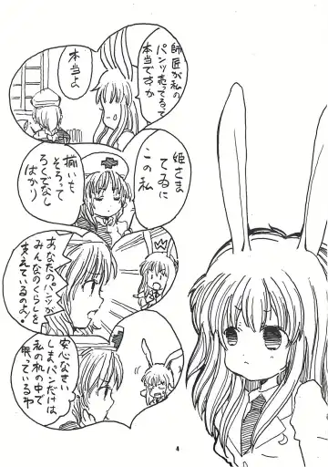 Touhou Shiro Shitagi - Panty Explosion of Rabbit. Fhentai - Page 3