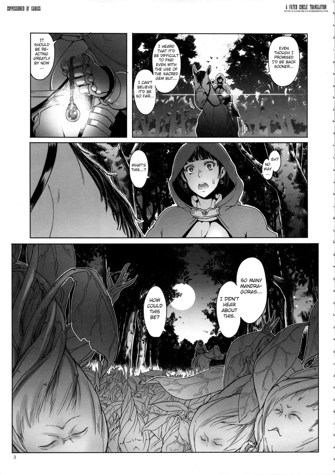 [Asaki Takayuki] Onnakishi Rael to Suzuiro no Mori no Kiba Fhentai - Page 3