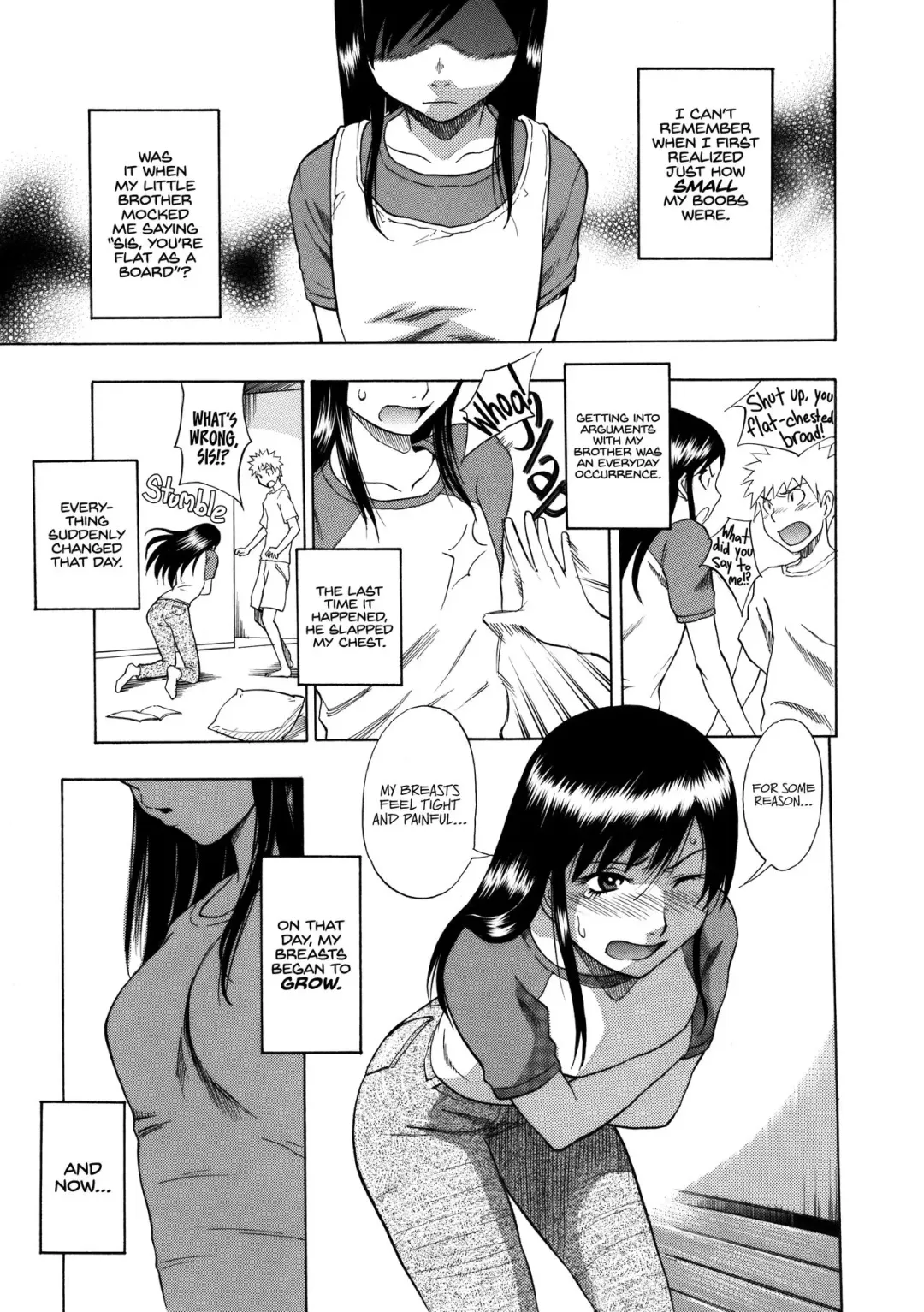 [Shiden Akira] Hinnyuu Kyonyuu History | Tiny Boobs Giant Tits History (uncensored) Fhentai - Page 1