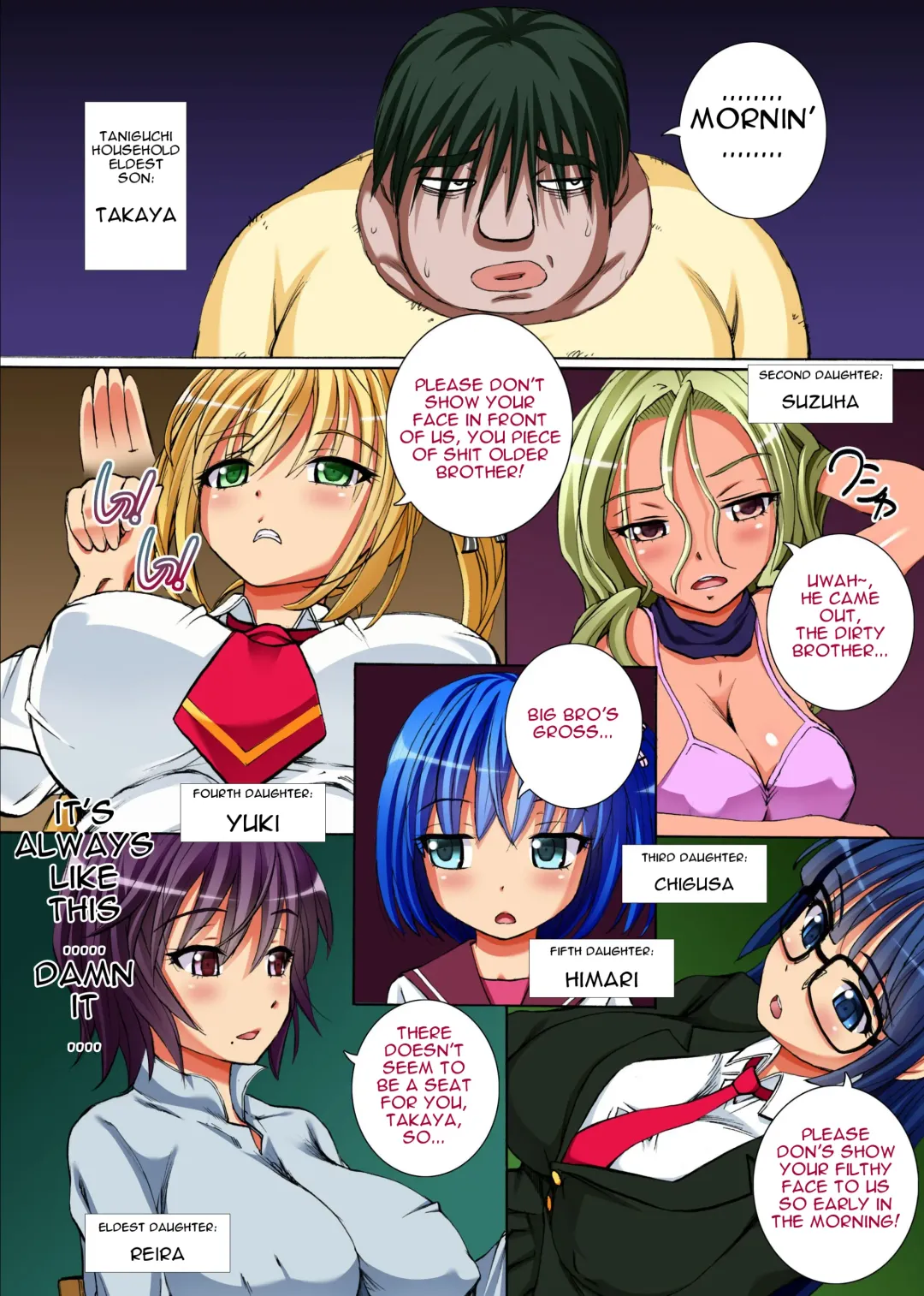 [Yuuki Tsumugi] Kakun dakara Shikatanai! ~ Shimai-tachi o Kakun de Fukujuu Sasete Hametaosu! | It's The House Rules, So It Can't Be Helped! Fhentai - Page 4