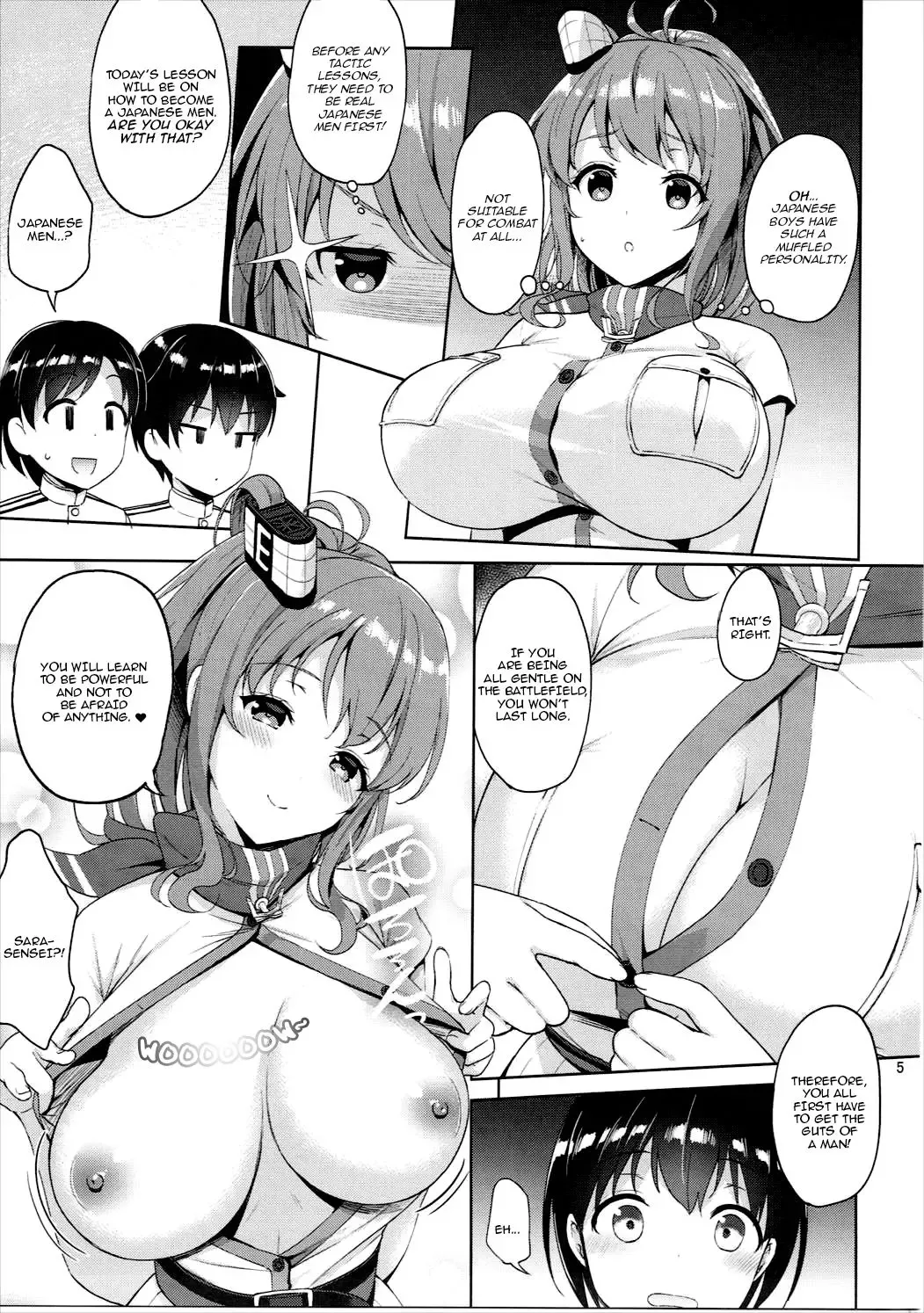 [Asahina Hikage] Saratoga-san ga Shota Shikan ni Oshieru Seikyouiku Fhentai - Page 4