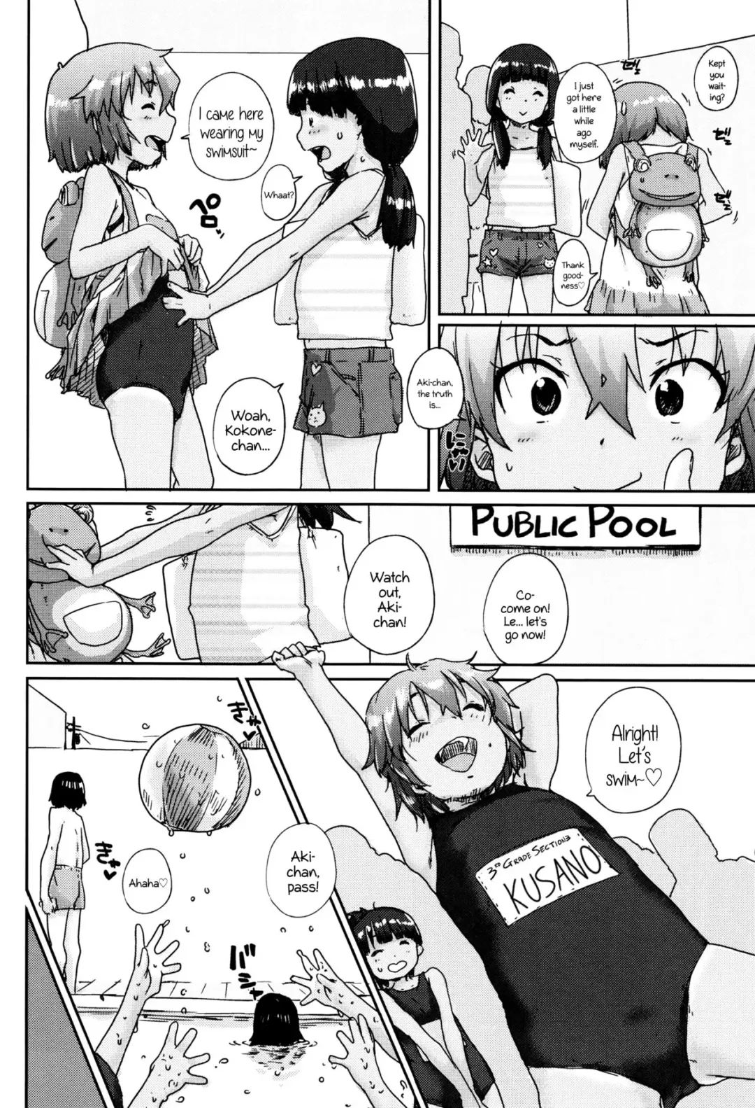 [Ponsuke] Sukumizu Hiyake no Kakurenbo | School Swimsuit Tan Hide and Seek Fhentai.net - Page 2