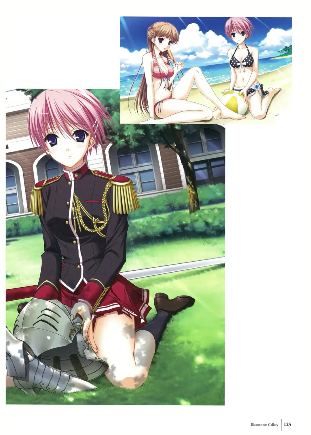 [Komori Kei] Walkure Romanze Visual Fan Book Fhentai - Page 127