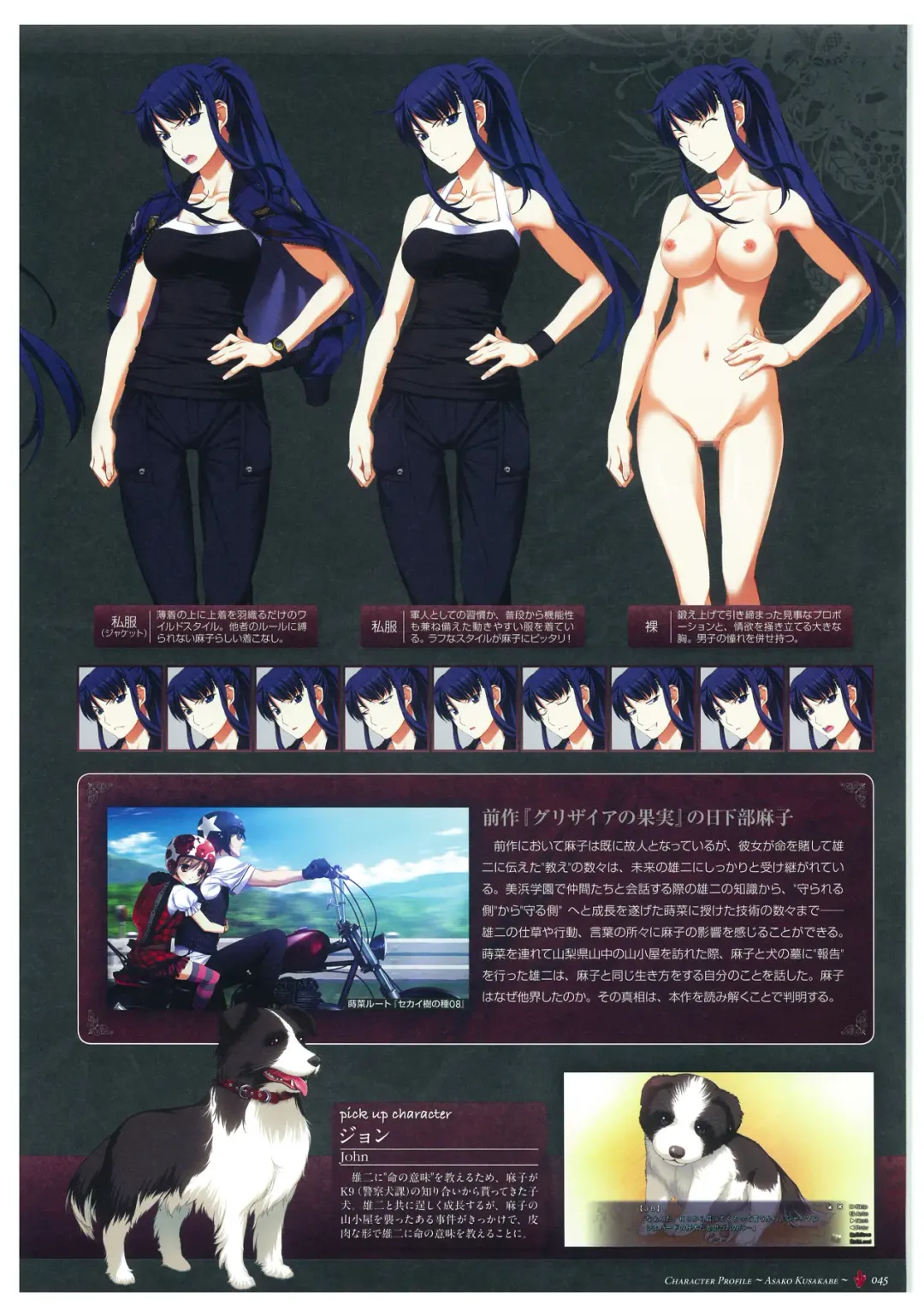 [Fumio - Watanabe Akio] Grisaia no Meikyuu Visual Fanbook Fhentai - Page 48