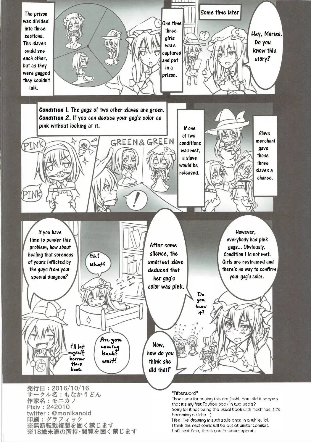 [Monikano] Patchouli ga Ero Dungeon de Hidoi Me ni Au Hon Fhentai.net - Page 29