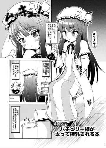 Read [Kukuru] Patchouli-sama ga Futotte Sakunyuu Sareru Hon - Fhentai