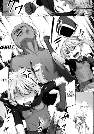 [Kasei] Elf Shimai to Orc-san | Elf Sisters And The Orc Fhentai - Page 7