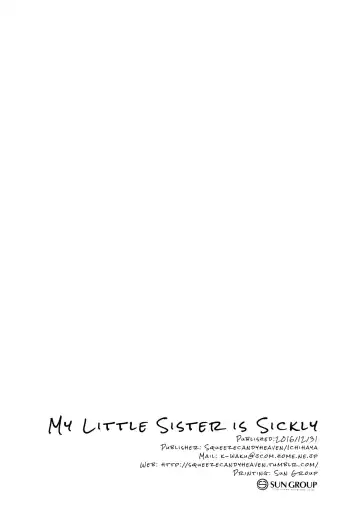 [Ichihaya] Imouto wa Sickness | My Little Sister is Sickly Fhentai - Page 25