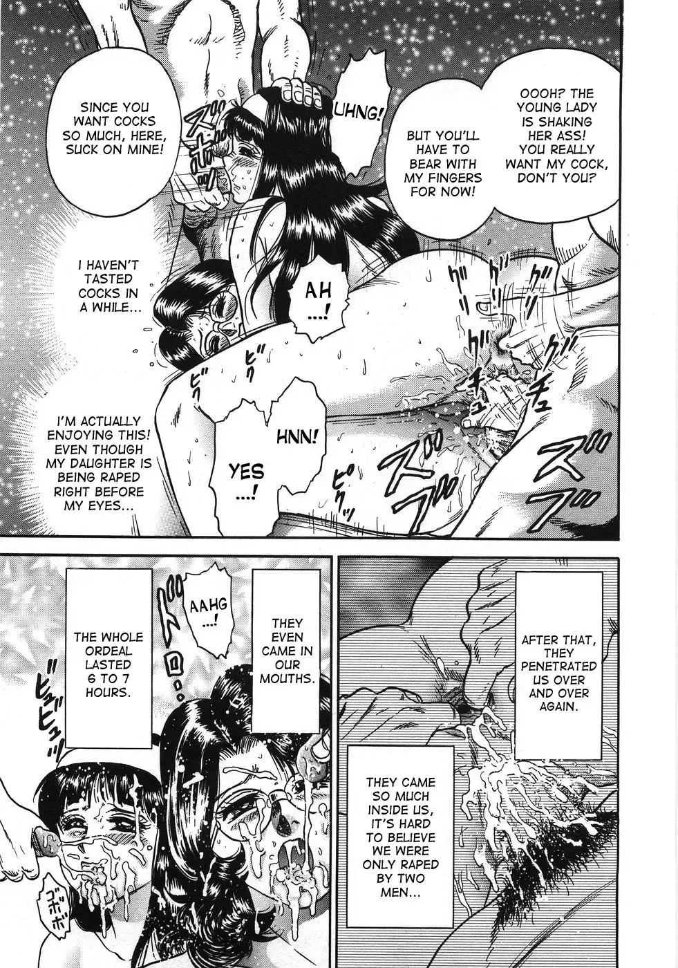 [Chikaishi Masashi] Ojoku no Oyako | Disgraced Mother and Daughter Fhentai - Page 37