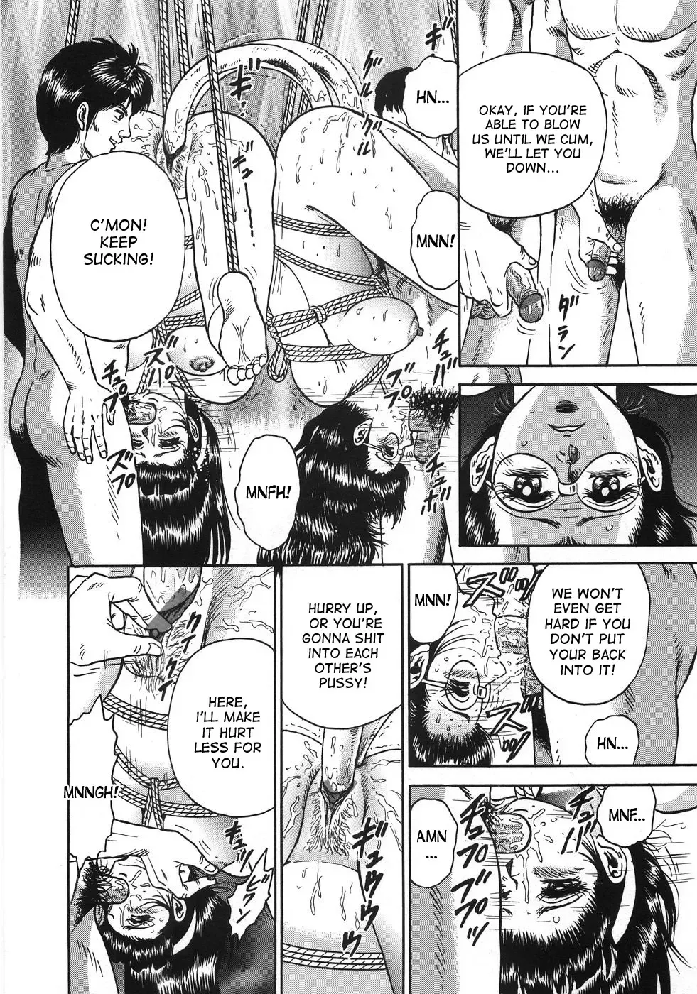 [Chikaishi Masashi] Ojoku no Oyako | Disgraced Mother and Daughter Fhentai - Page 42