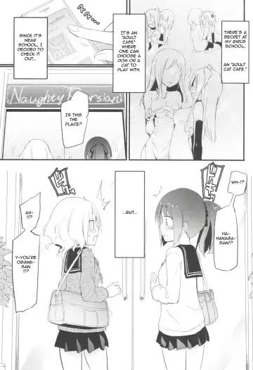 [Gyuunyuu Rinda - Homura Subaru] Tachi Masshigura ~Neko Cafe Yuri Goudou~ Fhentai - Page 2