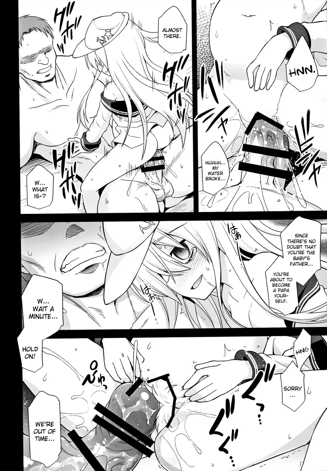 [Kokutou Nikke] Kanmusu Chakunin Hibiki Shussan Seikyouiku | Ship Girls Pregnancy - Hibiki's Sick Childbirth Sex Education Fhentai.net - Page 18