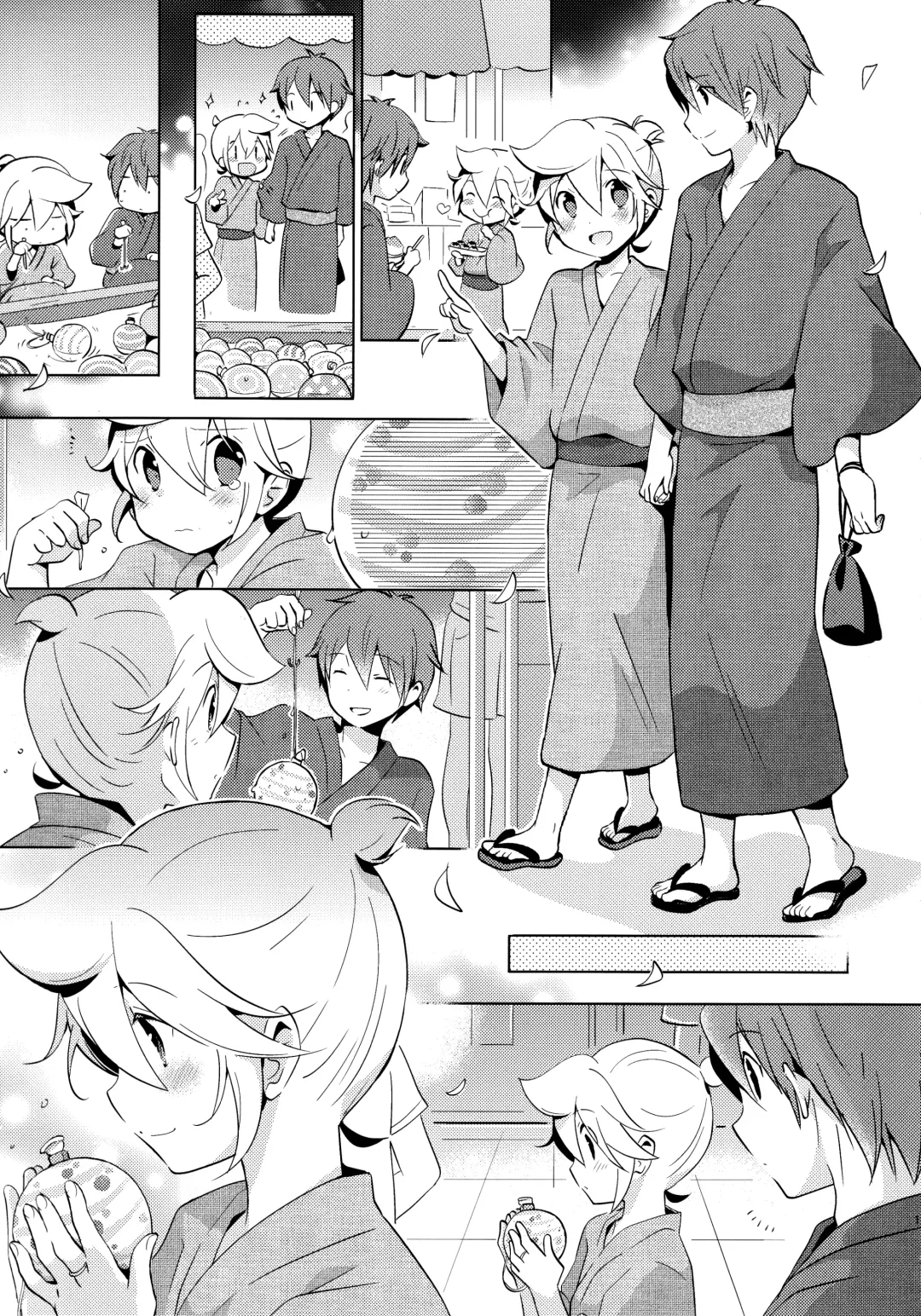[Usuchi.] Issho ni Yukata Kimaster Fhentai - Page 10