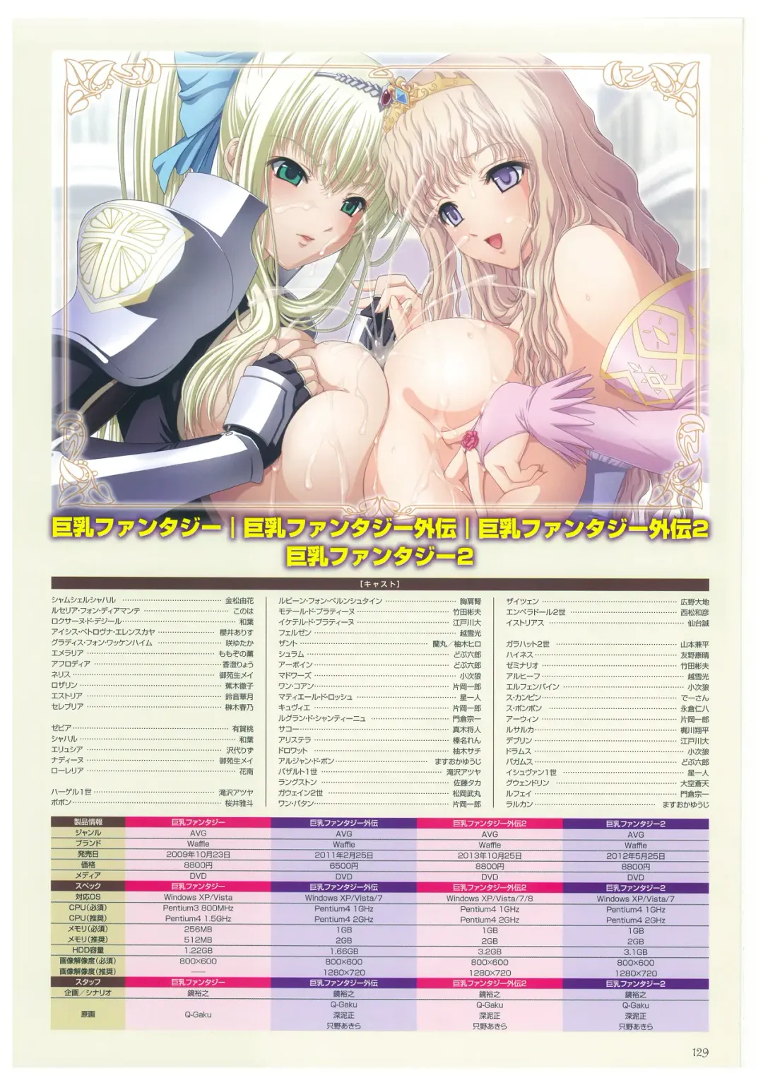 [Mizoro Tadashi - Q-gaku] Kyonyuu Gensou -Kyonyuu Fantasy Complete- Fhentai.net - Page 129