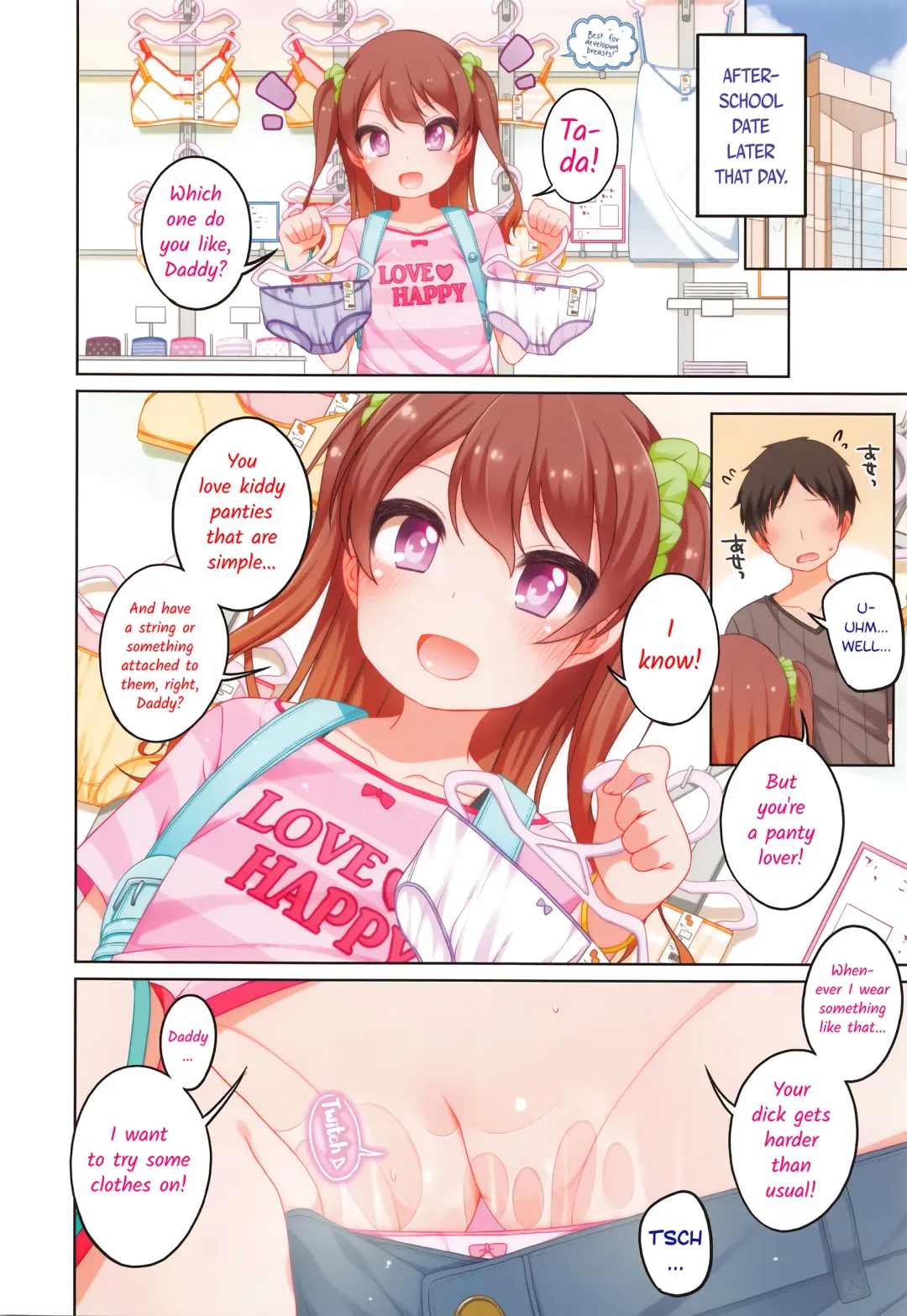 [Shouji Ayumu] Papa to no Ecchi na Hibi | Lewd days with Daddy Fhentai.net - Page 4