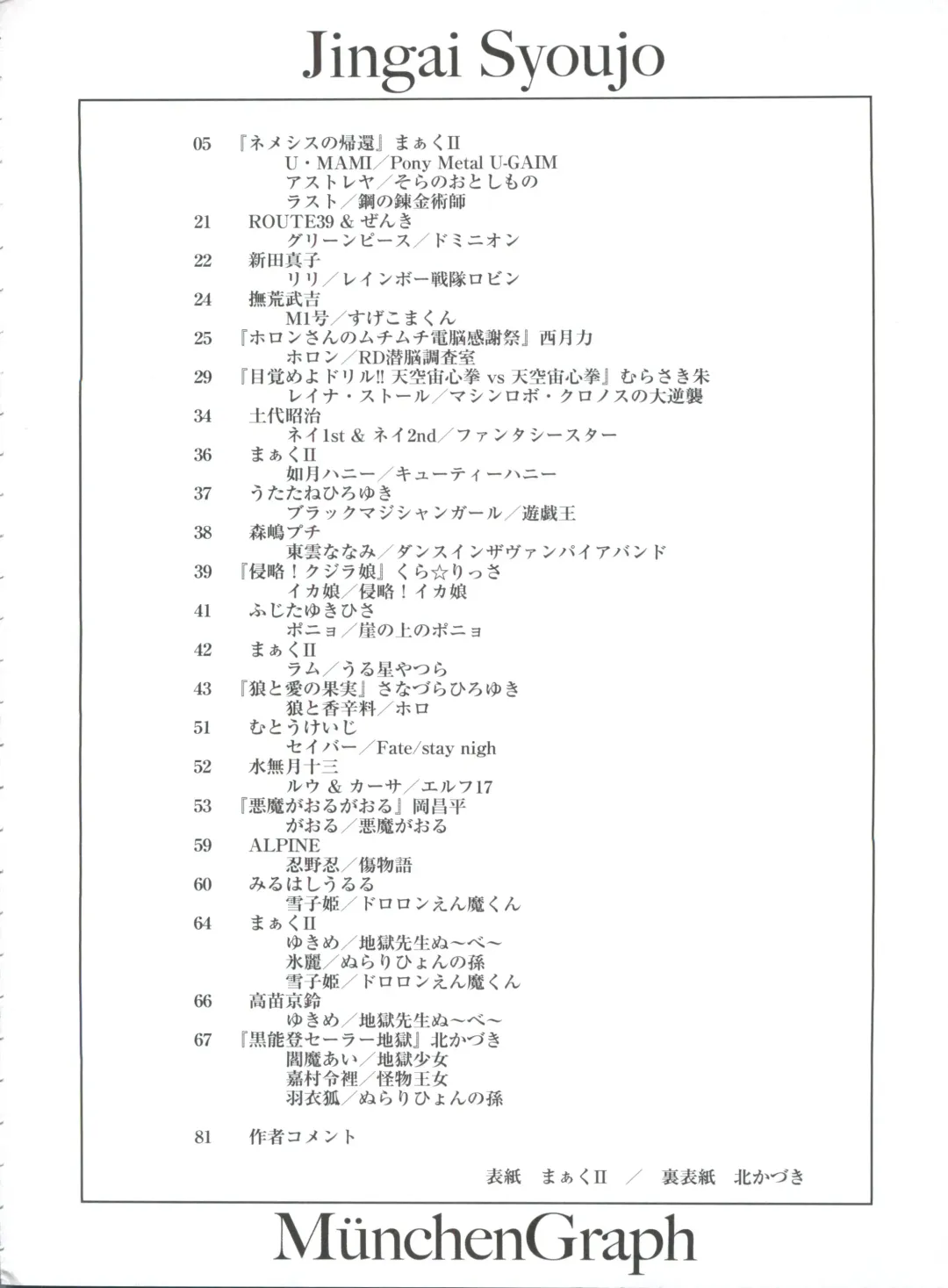 [Kita Kaduki - Mach Ii - Sanazura Hiroyuki] Jingai Shoujo Fhentai - Page 3