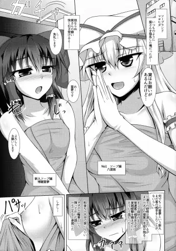 [Toono Suika] Yakumo Yukari to Fuuzoku de Shitai! W Shinjin Kyouiku Hakurei Reimu Hen Fhentai - Page 4