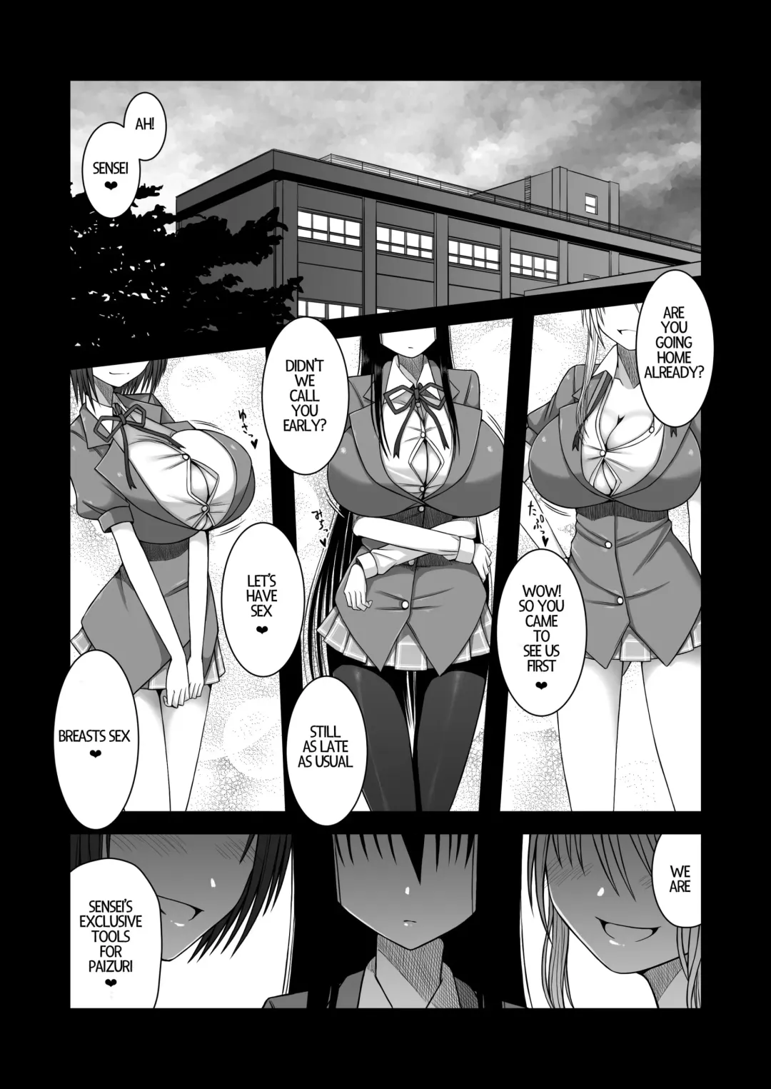 [Aeba Fuchi] Erochichi Joshikousei ni Shinu hodo Shiboritorareru | Being Milked To Death By Busty Erotic Highschool Girls Fhentai.net - Page 3