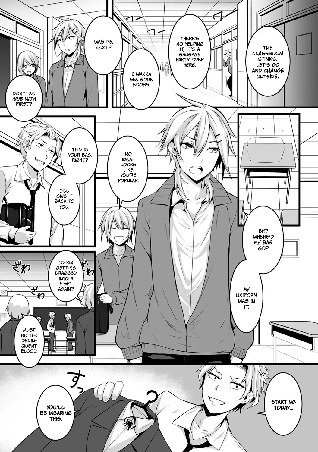 [Yukisaki Miale] Ore wa Kyou kara Cinderella Aite wa Otoko. Ore wa Onna!? | From now on, I'm Cinderella. My Partner is a Man and I'm a Woman!? Ch. 1 Fhentai - Page 2