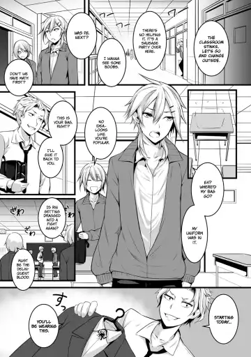 [Yukisaki Miale] Ore wa Kyou kara Cinderella Aite wa Otoko. Ore wa Onna!? | From now on, I'm Cinderella. My Partner is a Man and I'm a Woman!? Ch. 1 Fhentai.net - Page 2