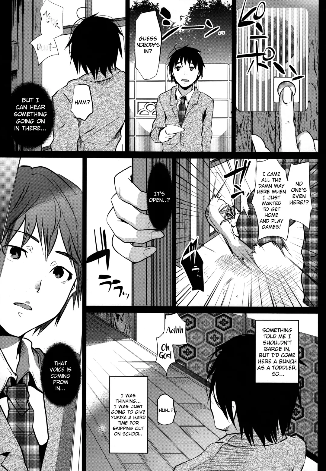 [Shimaji] Doukyuusei no Ouchi no Jouji | It Happened at my Classmate's Place Fhentai - Page 6