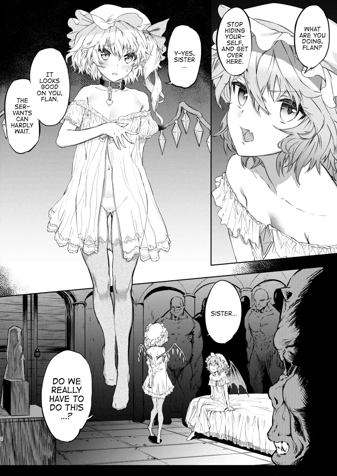 [Hihiyama Yokikana] Watashi wa Shitsuke no Tame ni Flan o Otoko-domo ni Naburaseru | I'm letting a group of men torment my little sister Flan in order to teach her manners. Fhentai.net - Page 3