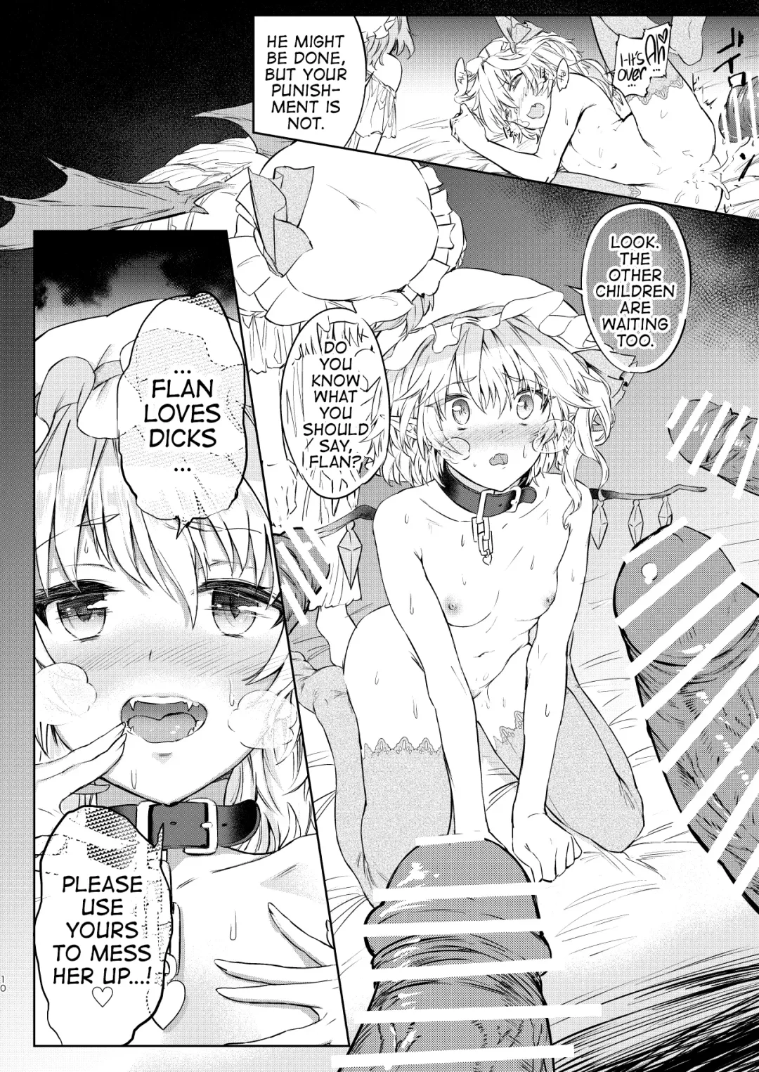 [Hihiyama Yokikana] Watashi wa Shitsuke no Tame ni Flan o Otoko-domo ni Naburaseru | I'm letting a group of men torment my little sister Flan in order to teach her manners. Fhentai.net - Page 9