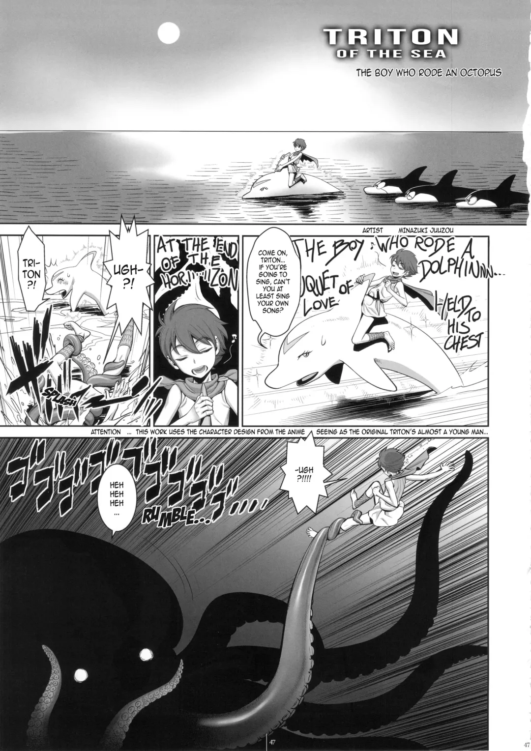 [Minazuki Juuzou] Umi no Triton | Triton of the Sea (decensored) Fhentai.net - Page 1