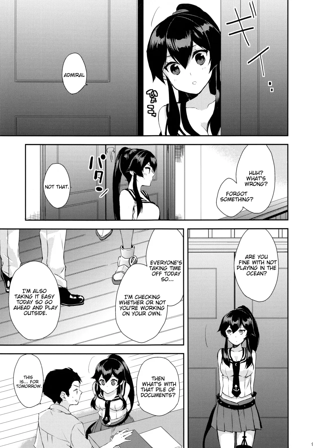 [Ichinomiya] Yoru Yahagi ~Teitoku to Himitsu no Sofa Jouji~ Fhentai.net - Page 8