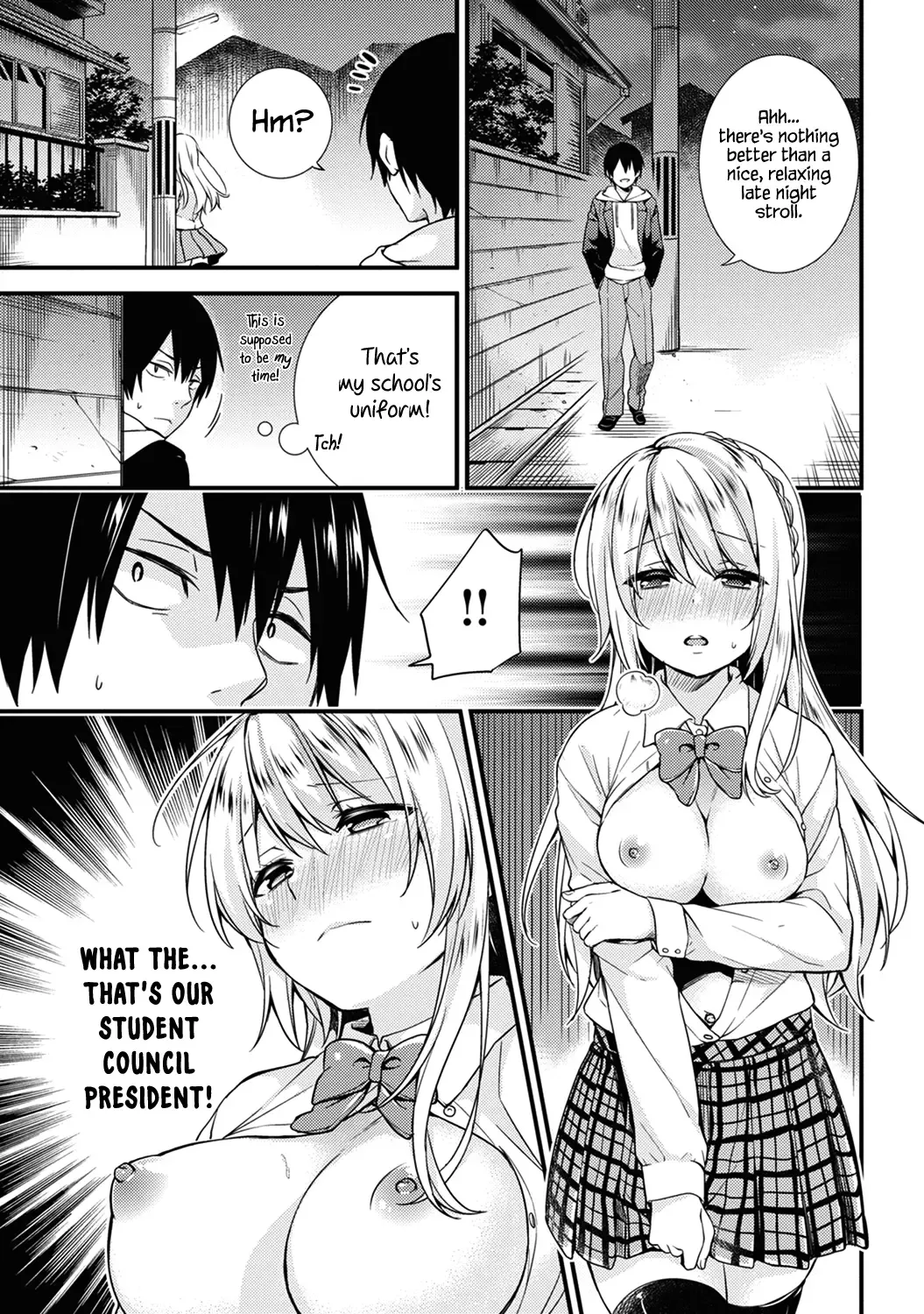 Read [Sorani] Gakuen no Ojou-sama ga Roshutsukyou no Dohentai datta Hanashi | The Academy Princess is Actually a Perverted Exhibitionist Ch. 1 - Fhentai.net